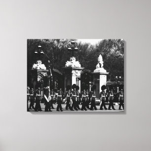 Lienzo Cambio de guardia vintage Londres palacio de Bucki