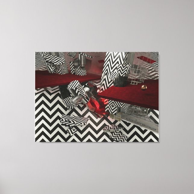 Lienzo Cambio no euclidiano №1 (Anverso)