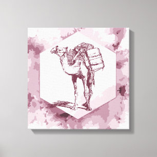 Lienzo Camello de Laden