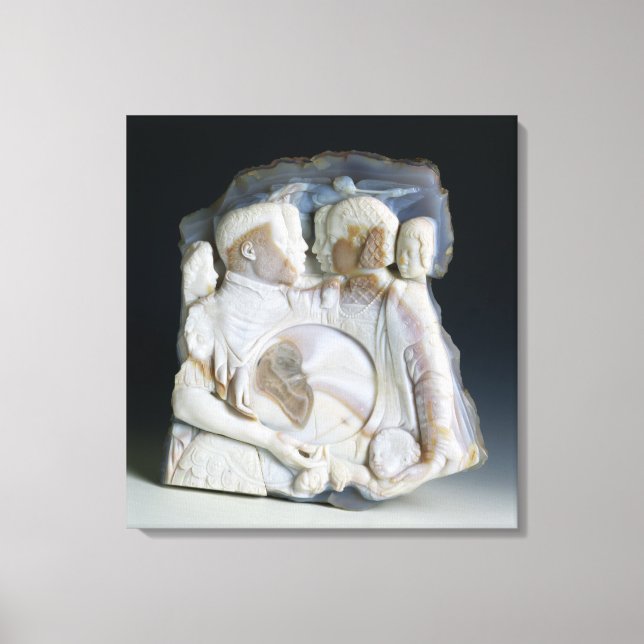 Lienzo Cameo representando a Cosimo de Medici (1519-74) y (Anverso)