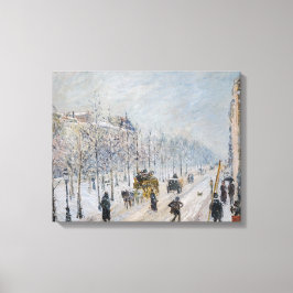 Lienzo Camille Pissarro - Boulevares exteriores, efecto n