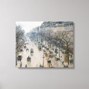 Lienzo Camille Pissarro - El Boulevard Montmartre