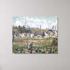 Lienzo Camille Pissarro Maubuissons jardín Pontoise