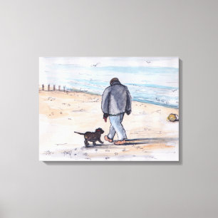 Lienzo Caminando el perro - 05