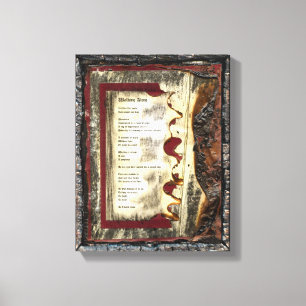 Lienzo Caminando solo