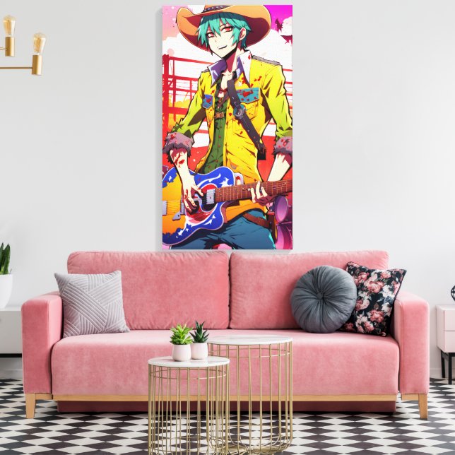 Lienzo Caminante Delgado (Insitu (Sala de estar))