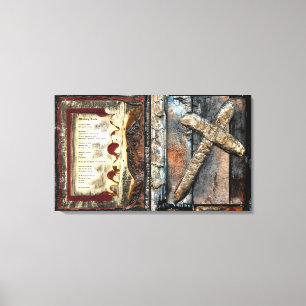 Lienzo Caminar sola y cruzar la fuerza