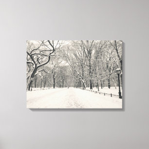 Lienzo Caminata de poetas - Central Park - Nueva York