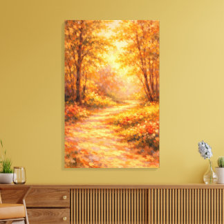 Lienzo Caminho da Floresta Impressionista