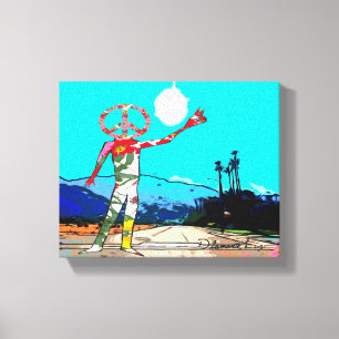 Lienzo Camino a la paz por artista, Diamante Luz