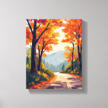 Camino de Otoño | Hojas de Follaje de Otoño en Acu