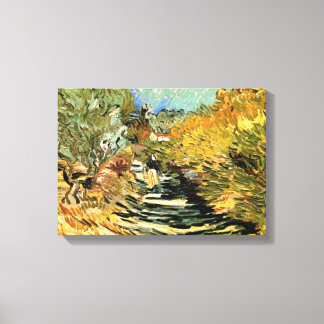 Lienzo Camino de Vincent van Gogh en Saint-Remy, Figura F