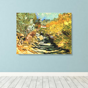 Lienzo Camino de Vincent van Gogh en Saint-Remy, Figura F