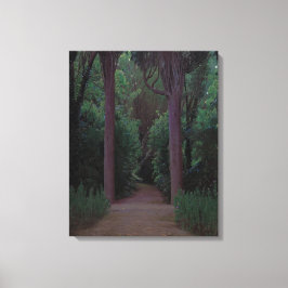 Lienzo Camino en Parque (por Santiago Rusiñol)