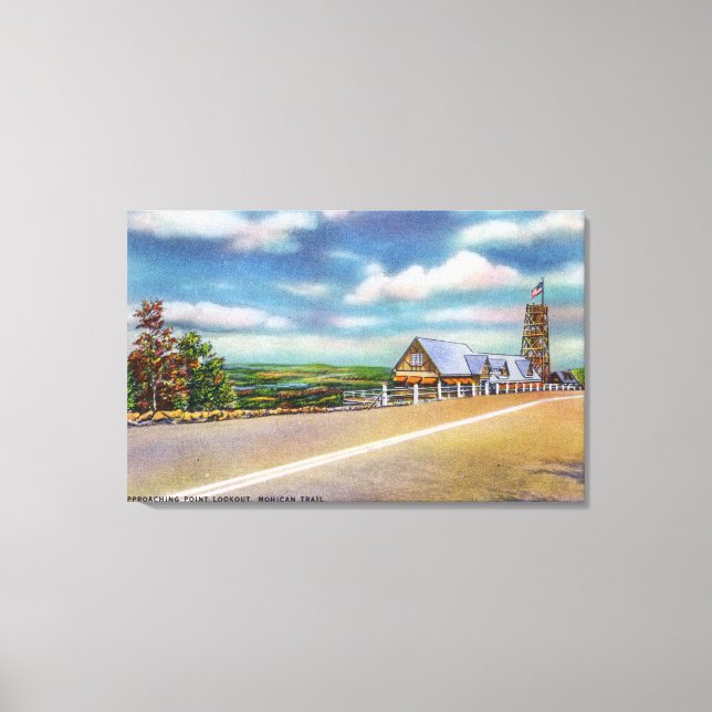 Lienzo Camino Mohicano Aproximándose a Punto de Búsqueda  (Anverso)