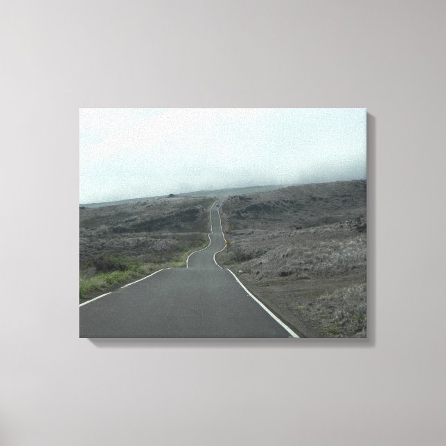 Lienzo Camino solitario (Anverso)