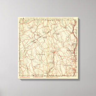 Lienzo Caminos de la bicicleta en Nueva York y