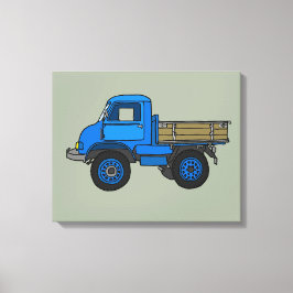Lienzo Camión azul