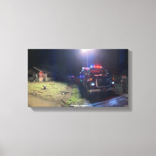 Lienzo Camión de bomberos