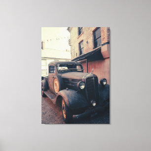 Lienzo Camión de cosecha