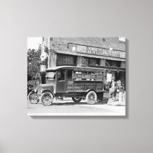 Lienzo Camión de entrega de ferretería, 1924