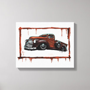 Lienzo Camioneta pickup 1946 de Chevrolet