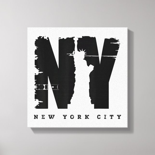 Lienzo Camisas de té estilo Nueva York, Nueva York (Anverso)