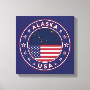 Lienzo Camiseta Alaska, pegatina Alaska, poster Alaska