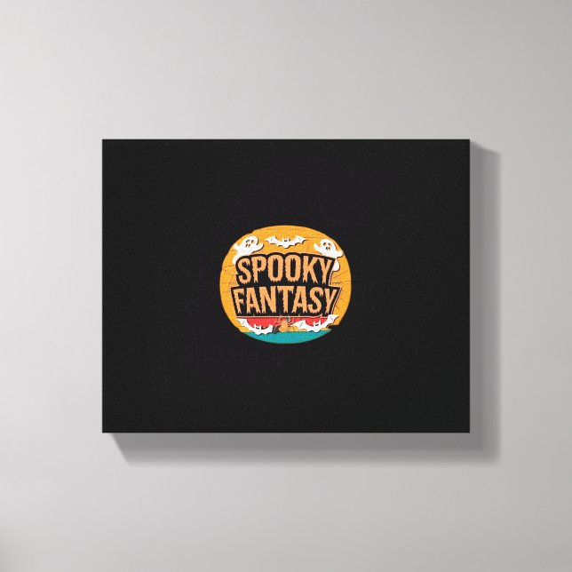 Lienzo Camiseta clásica de la Orquesta de Halloween (Anverso)