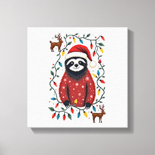 Lienzo Camiseta de Navidad para regalo de amante de perez