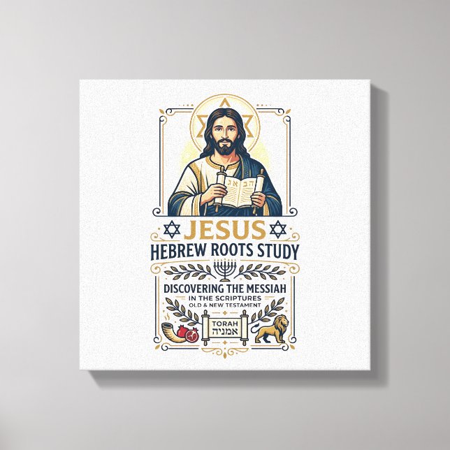Lienzo Camiseta de nerd de idiomas bíblicos hebreos grieg (Anverso)