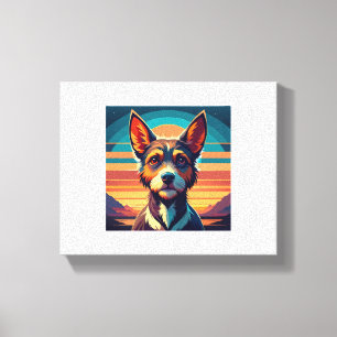 Lienzo Camiseta de perro Border Collie