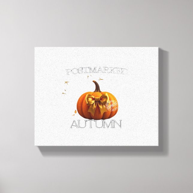 Lienzo Camiseta esencial de otoño (Anverso)