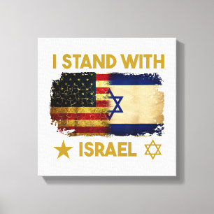 Lienzo Camiseta Me Siento Con Israel Me Siento Con Israel