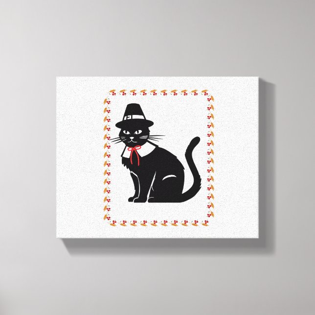 Lienzo Camiseta sobredimensionada para peregrino Cat (Anverso)