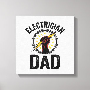 Lienzo Camiseta Vectorial de Grabado Vintage para Papá El