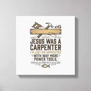 Lienzo Camiseta Vintage Aprendiz Carpintero Jesús Maderer