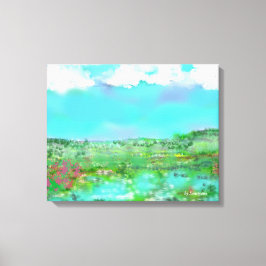 Lienzo Campagne au printemps