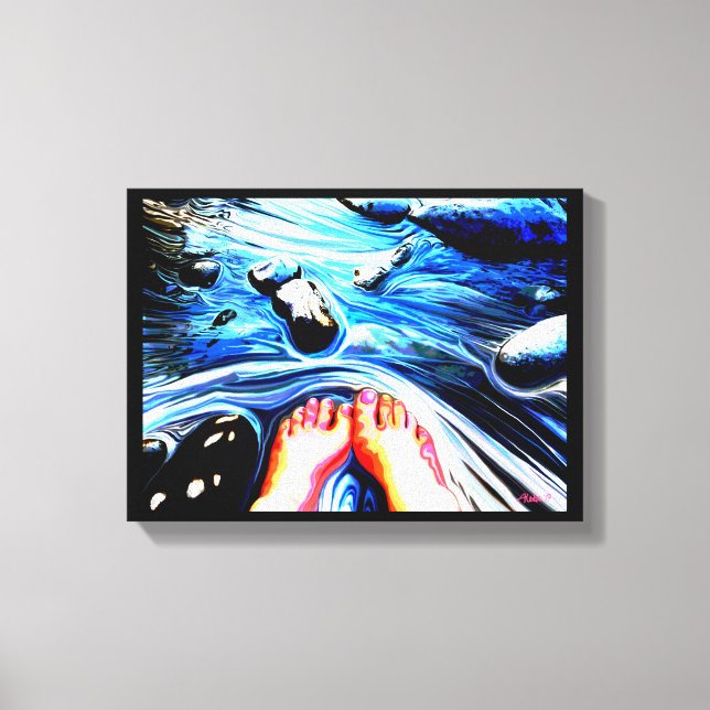 Lienzo Campamento de las Montañas Rojas No. 1 (Anverso)