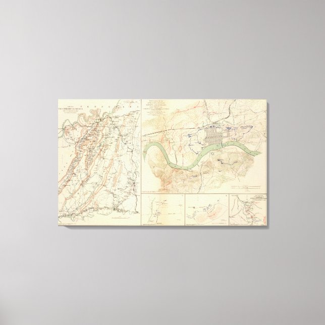 Lienzo Campaña de Chickamauga, Knoxville (Anverso)