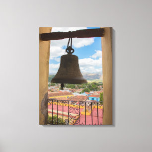 Lienzo Campana en una torre de iglesia, Cuba