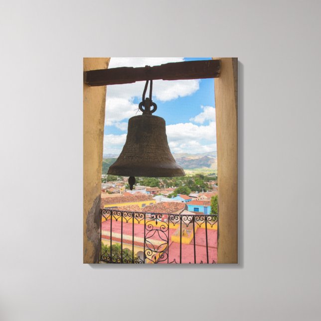 Lienzo Campana en una torre de iglesia, Cuba (Anverso)