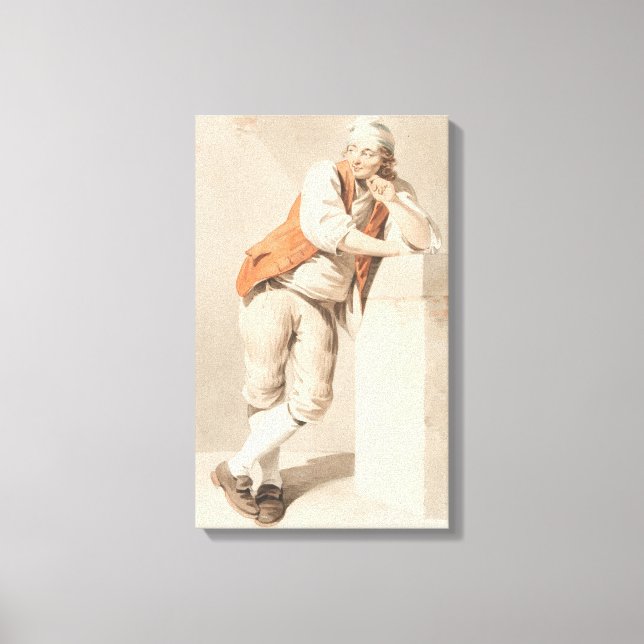 Lienzo Campesino de Bernese de Sigmund Freudenberger (Anverso)