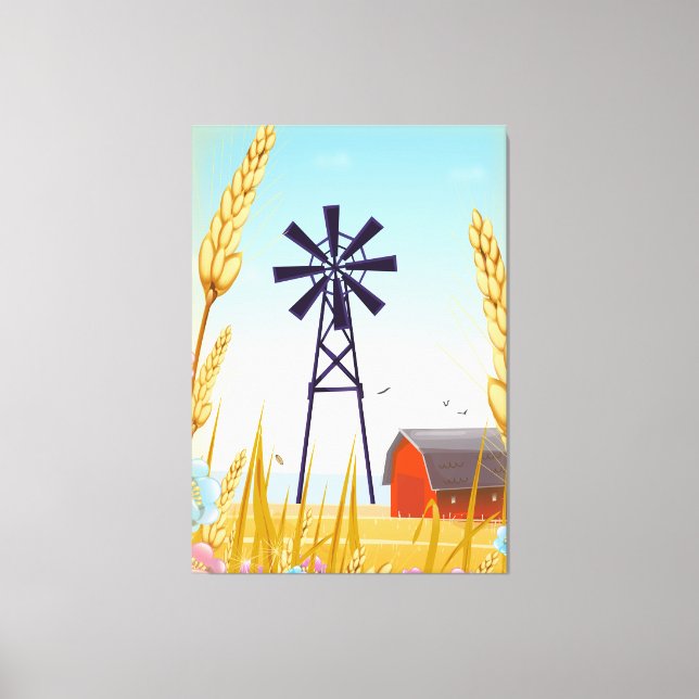 Lienzo Campiña (Anverso)