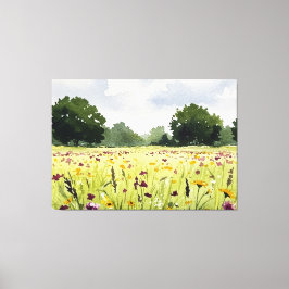 Lienzo Campo de flores