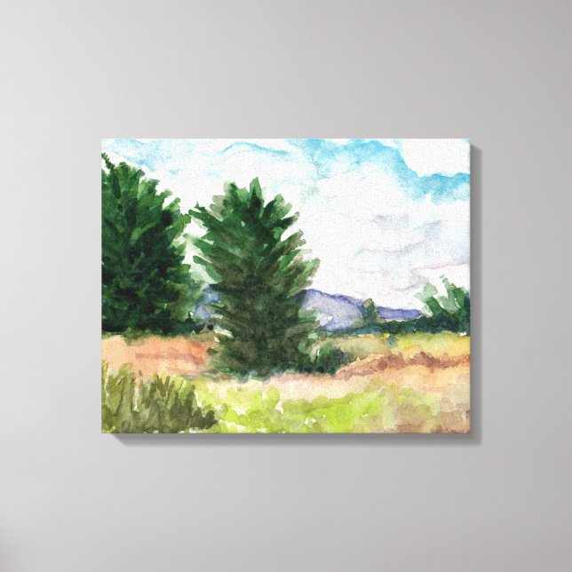 LIENZO "CAMPO" DE HARRIET DAVIDSOHN - ARTISTA - ARTWORK (Anverso)