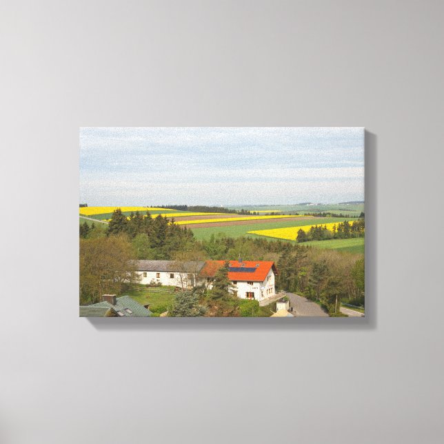 Lienzo Campo de Luxemburgo (Anverso)