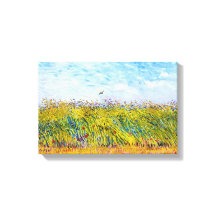 Campo de trigo con una larva de Vincent Van Gogh