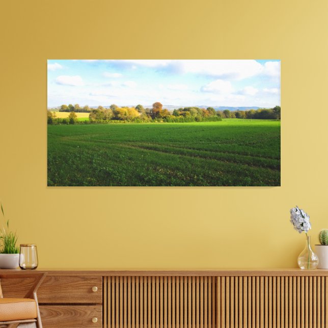 Lienzo Campo inglés en otoño - (Insitu (Sala de estar))