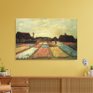 Lienzo Campos de bulbos de Vincent van Gogh